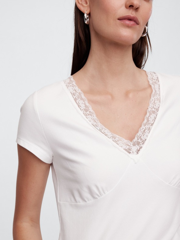 GAP Tricou cu dantelă GAP