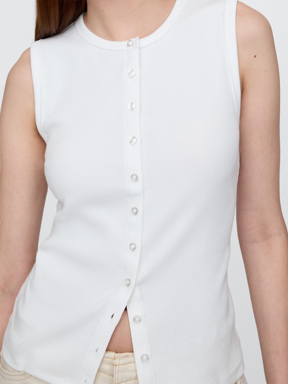 GAP Vestă cardigan cu nervuri GAP