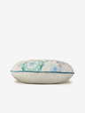 HIP Diametru 55 cm - Pernă reversibilă albastră și crem cu motiv HIP Camunda