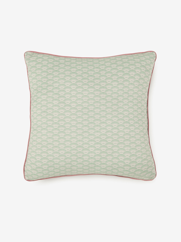 HIP 48 x 48 cm - Pernă reversibilă HIP Romini verde și roz
