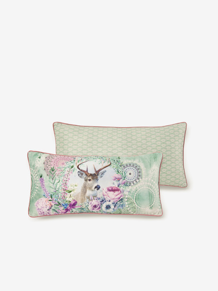 HIP 30 x 60 cm - Pernă reversibilă HIP Romini verde și roz