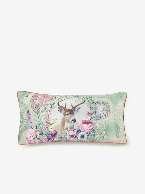 HIP 30 x 60 cm - Pernă reversibilă HIP Romini verde și roz