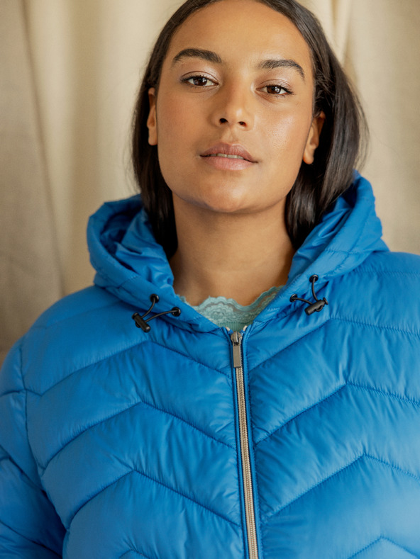 Fransa Jachetă matlasată bleumarin pentru femei Fransa