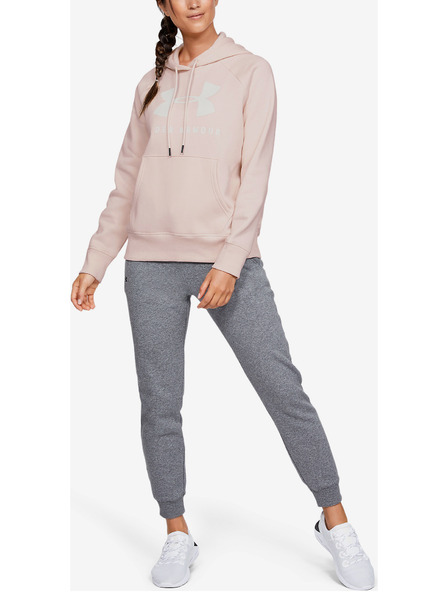 Under Armour Hanorac feminin Under Armour RIVAL FLEECE SPORTSTYLE GRAPHIC HOODIE-B