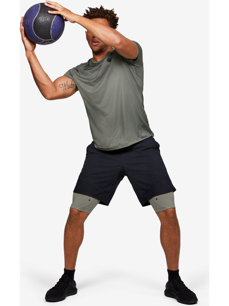 Under Armour Tricou compresiv pentru bărbați Under Armour HG Rush Fitted SS Printed